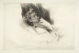 Whistler slaapt, 1897 door Giovanni Boldini