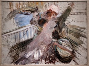 Vrouwen in Venetië door Giovanni Boldini