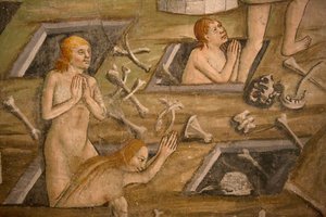Laatste Oordeel, ca. 1492 door Giovanni Canavesio