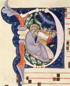 Ms 561 f.31v Geïllustreerde initiaal 