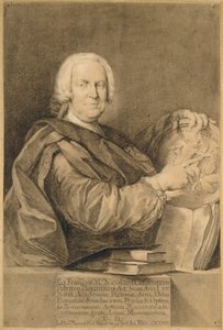 Portret van Cavaliere Francesco Maria Niccolò Gabburri door Giovanni Domenico Ferretti