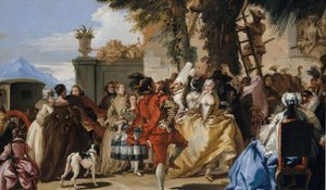 Een Dans op het Platteland, ca. 1755