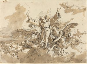 Schepping van het Universum door Giovanni Domenico Tiepolo