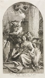 Martelaarschap van St. Agatha door Giovanni Domenico Tiepolo