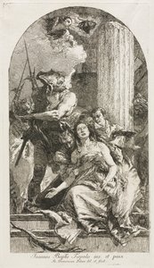 Martelaarschap van St. Agatha door Giovanni Domenico Tiepolo