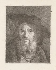 Oude Man met een Hoed, uit de Raccolta di Teste (Collectie van Hoofden)