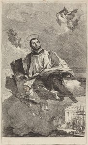 Sint Gaetano van Thiene door Giovanni Domenico Tiepolo