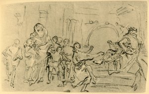 De Moeder van de Makkabeeën voor Antiochus, ca. 1759, 1928 door Giovanni Domenico Tiepolo