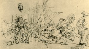 De Triomf van David, ca. 1759, 1928 door Giovanni Domenico Tiepolo
