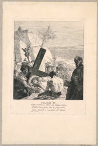 Via crucis - Station IX, Hij Valt voor de Derde Keer Onder het Kruis