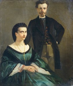 Verloofden door Giovanni Fattori