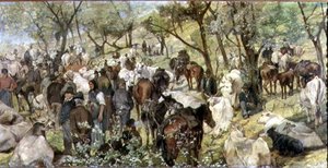 Veemarkt in de Maremma