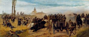 Episode van de aanval op de Madonna van Ontdekking, c.1864