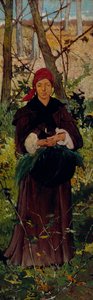 Etruskische vrouw, c.1865 door Giovanni Fattori