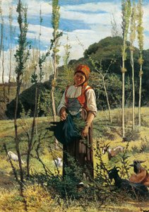 Boer in het bos door Giovanni Fattori
