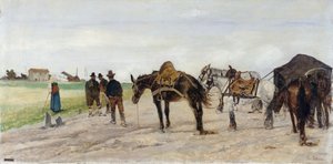 Romeins platteland door Giovanni Fattori