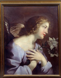Engel van de Aankondiging door Giovanni Francesco Romanelli