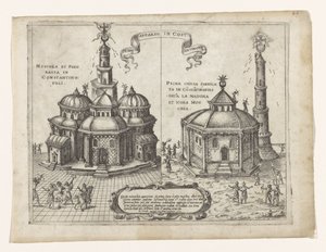 Christelijk wonder voorgevallen in Constantinopel door Giovanni Francesco Camocio