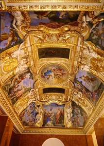 Het plafond van de Salle des Saisons, 1655-58