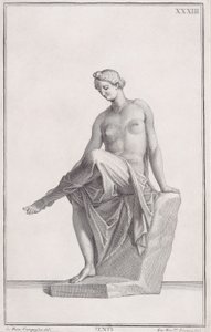 Standbeeld van Venus door Giovanni Girolamo Frezza