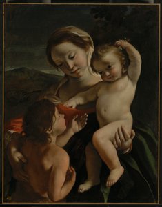 Madonna en kind met het kindje Johannes de Doper
