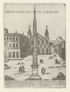 Lateraanse Obelisk achter de Sint-Jan van Lateranen te Rome door Giovanni Maggi