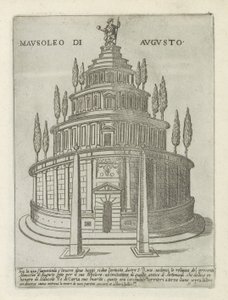 Mausoleum van Augustus te Rome door Giovanni Maggi
