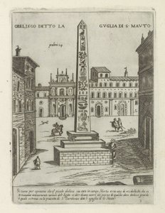 Obelisk te Rome door Giovanni Maggi