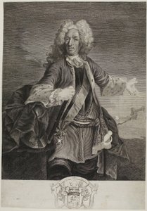 Johann Matthias, Graaf von Schulenburg door Giovanni Marco Pitteri
