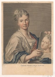 Portret van kunstenaar Rosalba Carriera