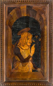 Lignaean Canonical Choir, Ingelegd door Giovanni Maria Platina 1484, Superieure Stal door Giovanni Maria Platina