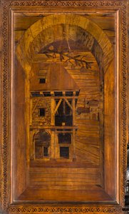 Lignaean Canonical Koor, Ingelegd door Giovanni Maria Platina 1484, Bovenste Zitplaats door Giovanni Maria Platina