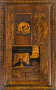 Lignaean Canonical Choir, Ingelegd door Giovanni Maria Platina 1484, Bovenste koorbank door Giovanni Maria Platina