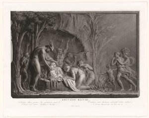 De opvoeding van Bacchus door Giovanni Martino dei Boni