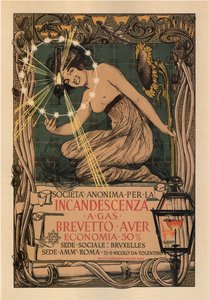 Incandescenza bedrijf, 1895 door Giovanni Mataloni