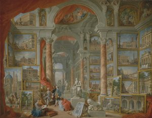 Modern Rome door Giovanni Paolo Panini
