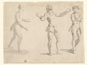 Studies met drie cijfers door Giovanni Paolo Panini