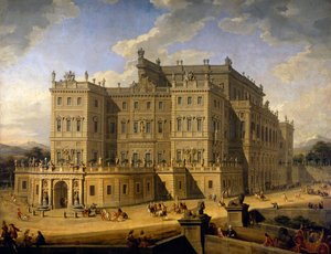 Uitzicht op het Kasteel van Rivoli door Giovanni Paolo Pannini