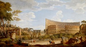 Uitzicht op het Colosseum