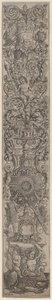 Ornamentpaneel: Triton bereden door een kind door Giovanni Pietro Birago and Zoan Andrea