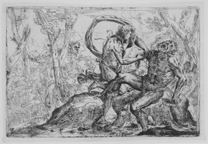 Het villen van Marsyas, midden 17e eeuw door Giovanni Pietro Possenti
