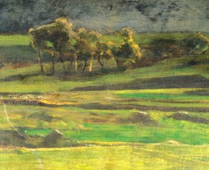 Aan de paal door Giovanni Segantini