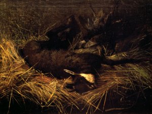 Dode gems door Giovanni Segantini