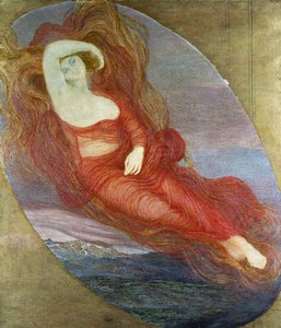 Godin van de Liefde door Giovanni Segantini