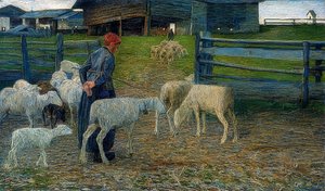 Terugkeer naar de stal. 1888
