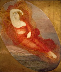 De Godin van de Liefde door Giovanni Segantini
