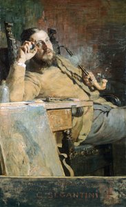 Vittorio Grubicy de Dragon, door Giovanni Segantini