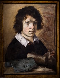 Portret van een jonge tekenaar