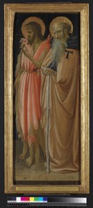St. Johannes de Doper en St. Antonius Abt door Giovanni dal Ponte