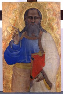 Johannes de Evangelist, c.1365 door Giovanni del Biondo dal Casentino